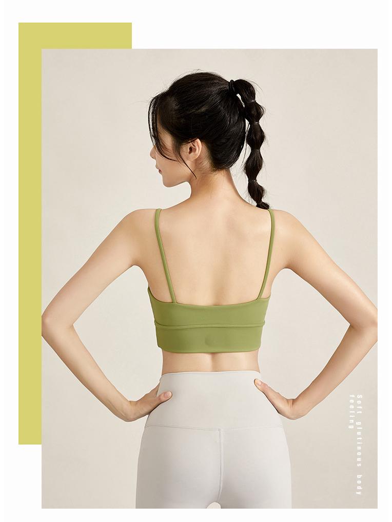 Cross-Border Chest Pad Yoga Camisole: Sexy, Quick-Dry, Shockproof Fitness Vest for Women