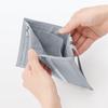 MUJI Polyester Reise 11 x OHG83A3S Geldbörse, Grau, ca.. 9.5cm,