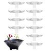 Floating Flower Stem Holder Clear Floral Arrangement Holder Floating Flower Vase Pedestal Stand for Dining Table Kitchen Island Decor