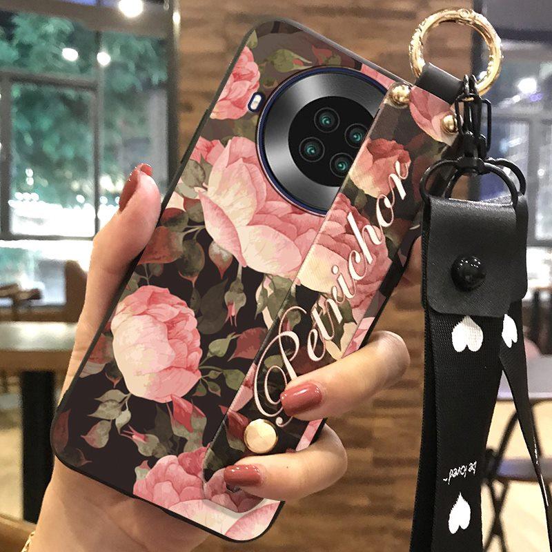 Silicone Fashion Design Phone Case For Cubot Note20 Durable Phone Holder Wrist Strap Back Cover Kickstand Waterproof