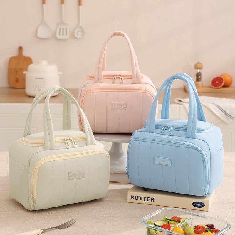 Isolierte Lunchtasche mit großer Kapazität, Mehrfachtaschen-Design, Lunchbox, Wasserdicht, Tragbare Handtasche, Picknicktasche