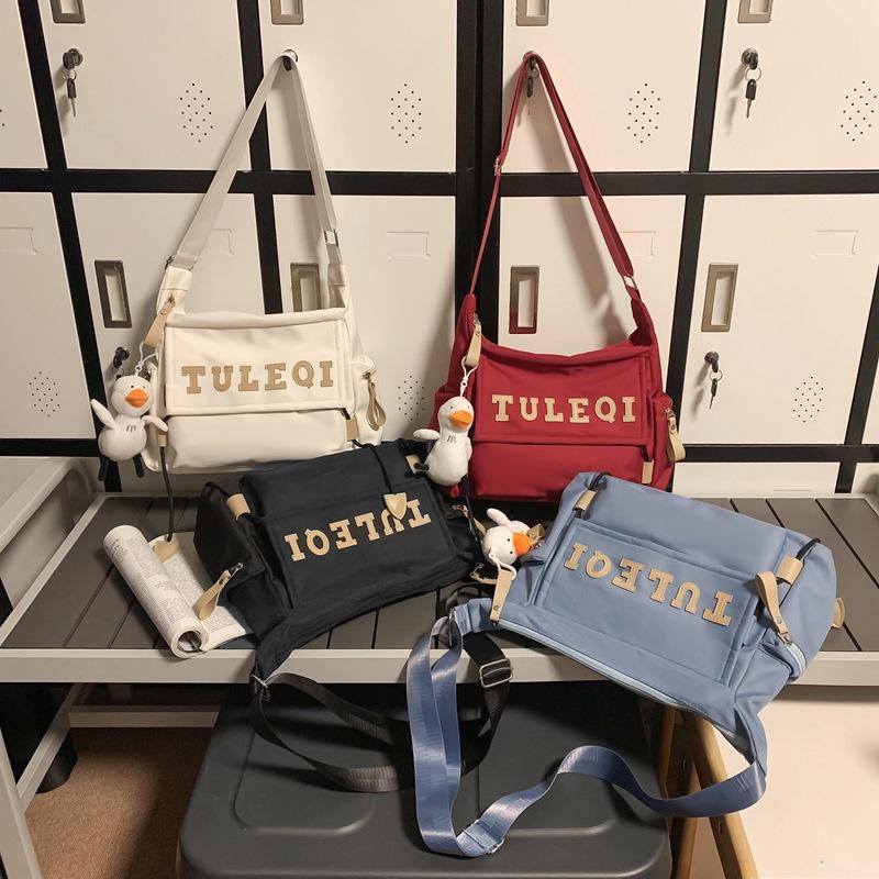 Crossbody Bag Women Large Capacity Backpack Student Class Shoulder Bag Men Messenger Bag