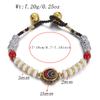 Ethnic Nature Stone Nepal Copper Beads Bracelet Women Men Vintage Tibetan Buddhist Mantra Hand Prayer Wheel Bracelets Zircon