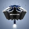Automatic Reflective Stripe Reverse Led Light 10 Ribs Windproof Umbrellas For Mercedes Benz AMG W212 W204 W211W168 W213 W205 NK9