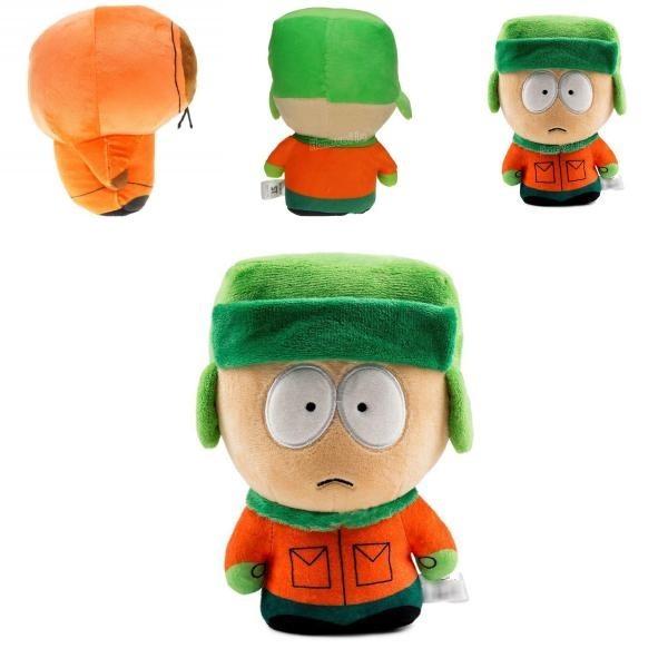 Breloc South Park cu jucării de pluș Kyle, Cartman și Kenny