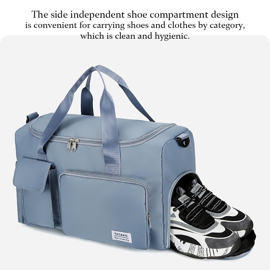 Buy Travel bag large capacity hand luggage bag dry wet separation