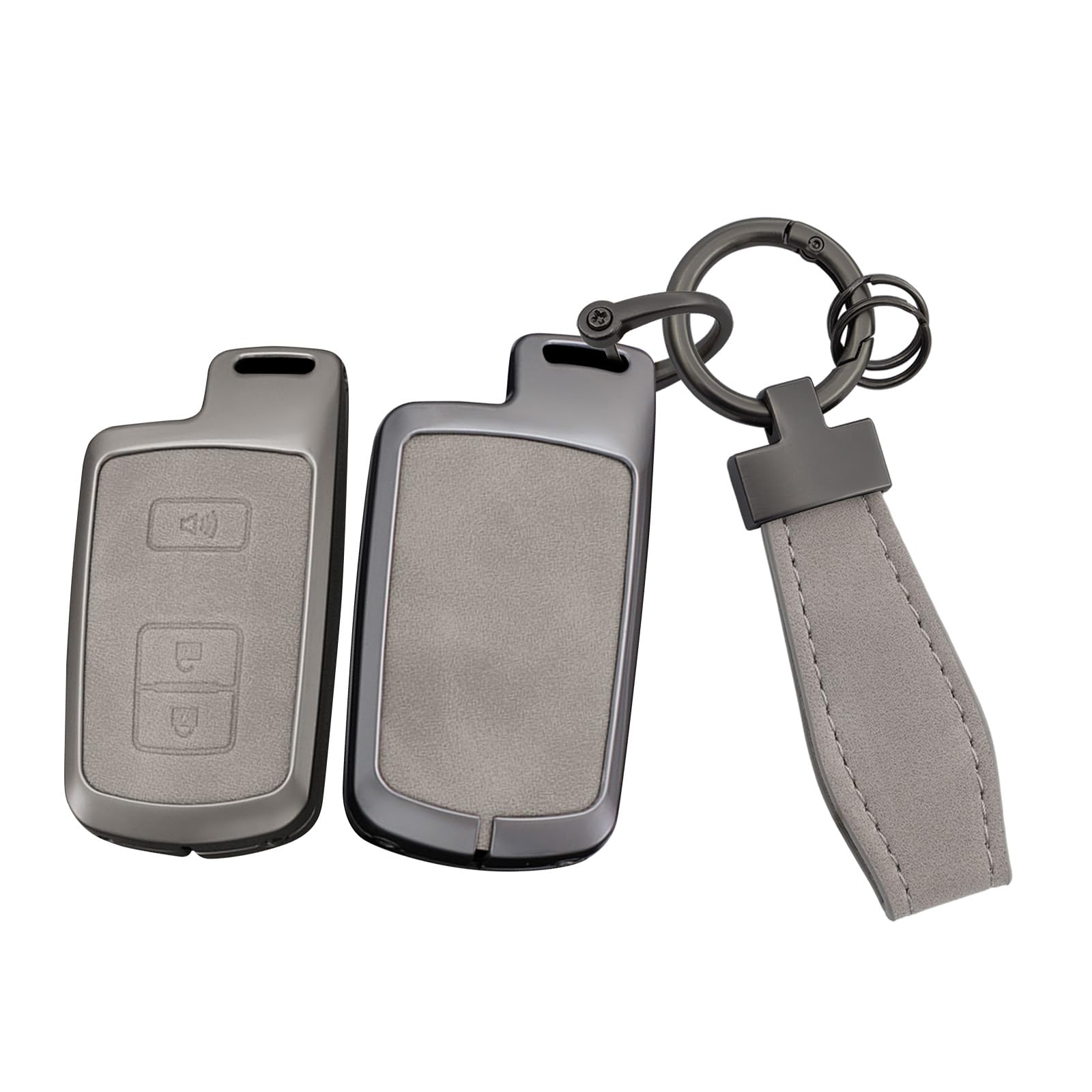 Toyota Exclusive Keychain Smart Key Case Key Protection Applicable to Compatible with car genuine key case серый
