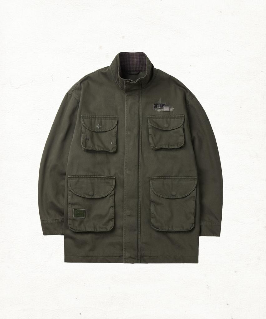 DANDEL Dd Darning Stitch Field Jacket (Khaki)