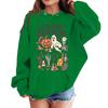 Kids Halloween Print Loose Fit Hoodie Pullover Sweatshirt for Casual Wear