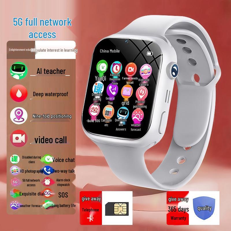 5G Children s Smartwatch: Multi-functional, Waterproof, Shockproof, Supports Video Calls.