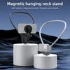 Neck Mount Holder Magnetic Quick Snap Camera Harness for 360 Action Camera Handsfree Action Recording, 360 Degree View