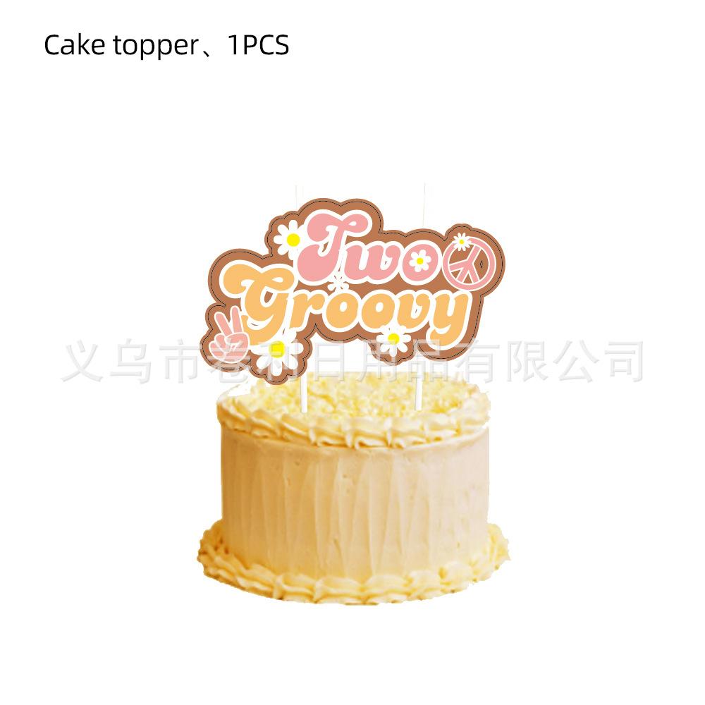 

Hippie Themed Party Supplies Birthday Decoration Set Paper Cup Disposable Arrangement Party Tableware Paper Plate large power strip 1pcs