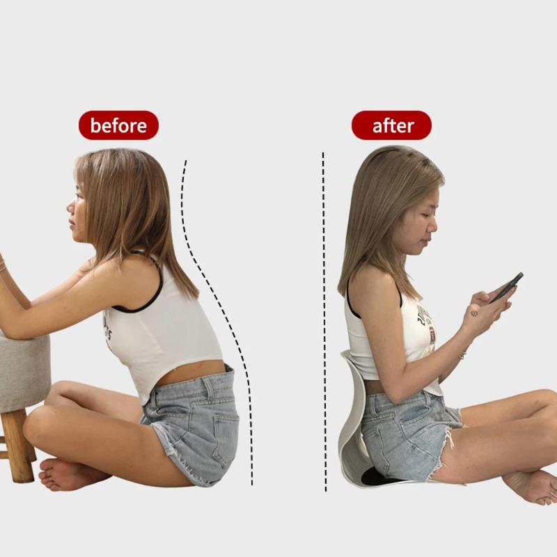 1PC Back Support Cushion, Office Cushion, Back Support Chair, Student And Children's Correction Cushion, Ergonomic Chair