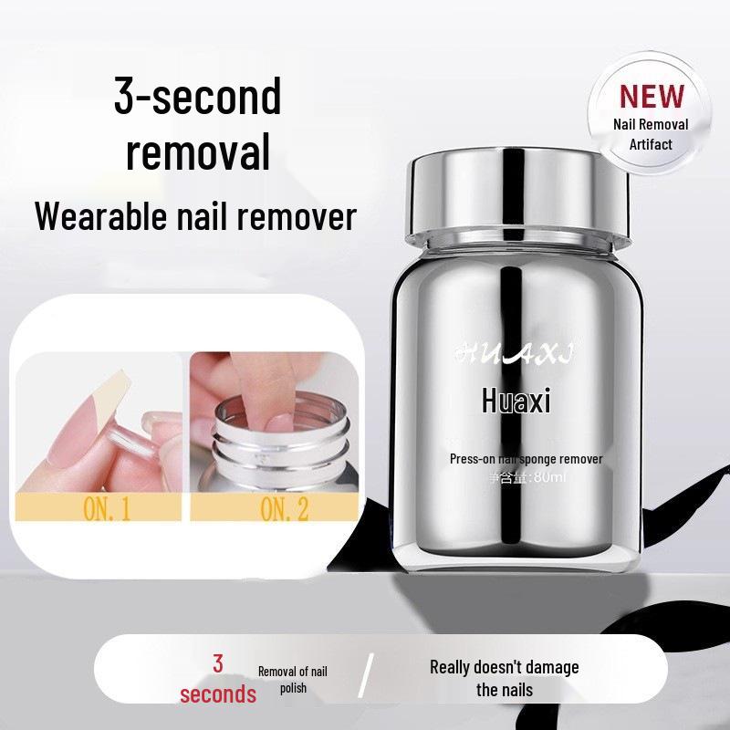 

Wearable Nail Soak-Off Liquid: Gentle Glue Remover for Nail Art