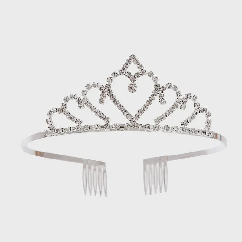 Korean Crystal Rhinestone Alloy Headband: Kids' Performance Crown Accessory