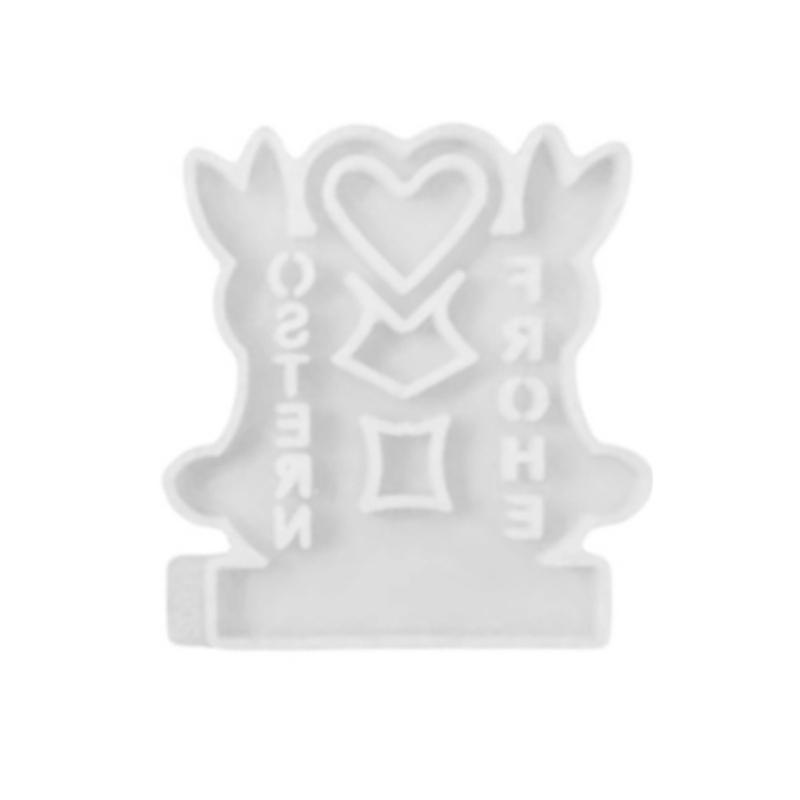 Easter Theme Candle Holder Molds with Base for Making Easter Decorations Candle Holder Tealight Holder