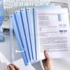 5pcs Rotating pull rod clip A4 folder side opening test paper clip data storage archive clip
