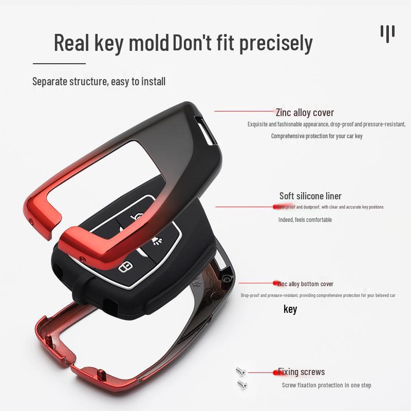 Buick Encore-S Key Case: Fashionable Car Key Bag with Buckle and Remote Shell Design
