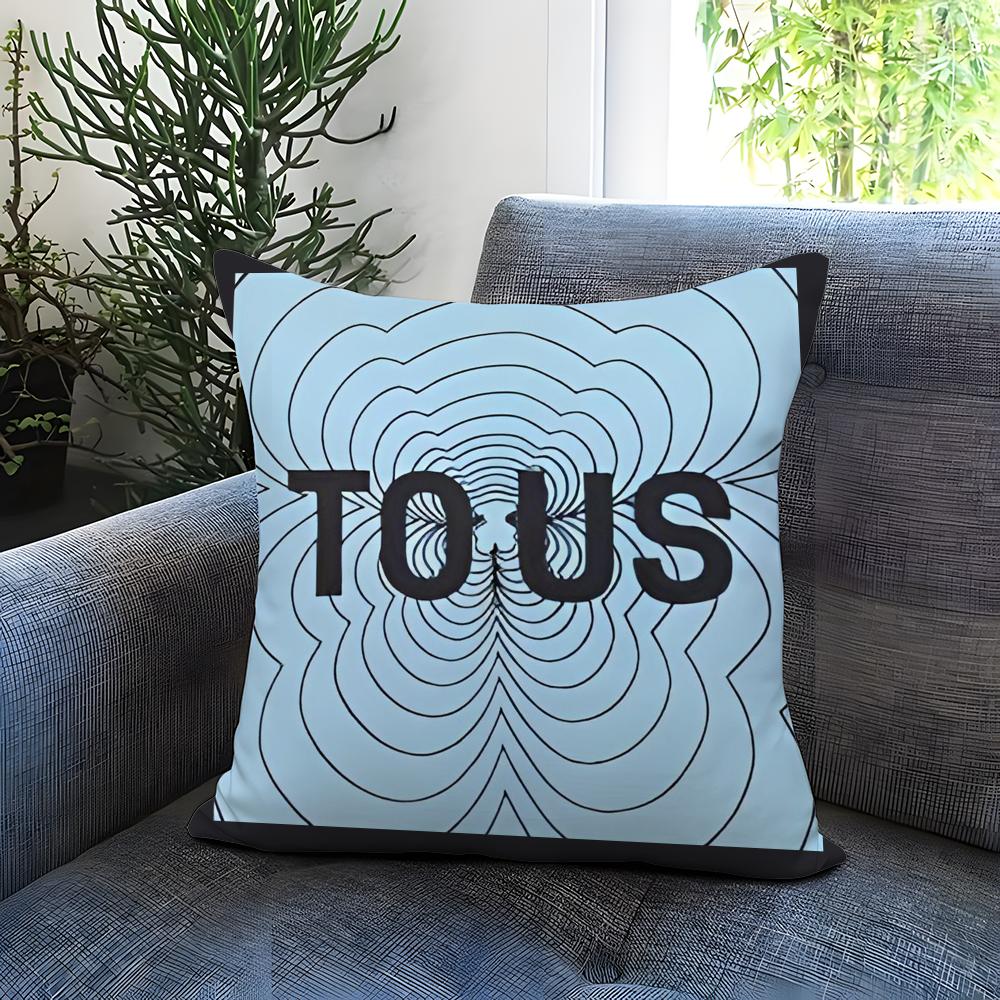 CRAFTED WITLOVE T-tousS Cushion Cover Comfortable Reversible Pillow Cover Ideal for Car Sofa Bedroom & Beyond