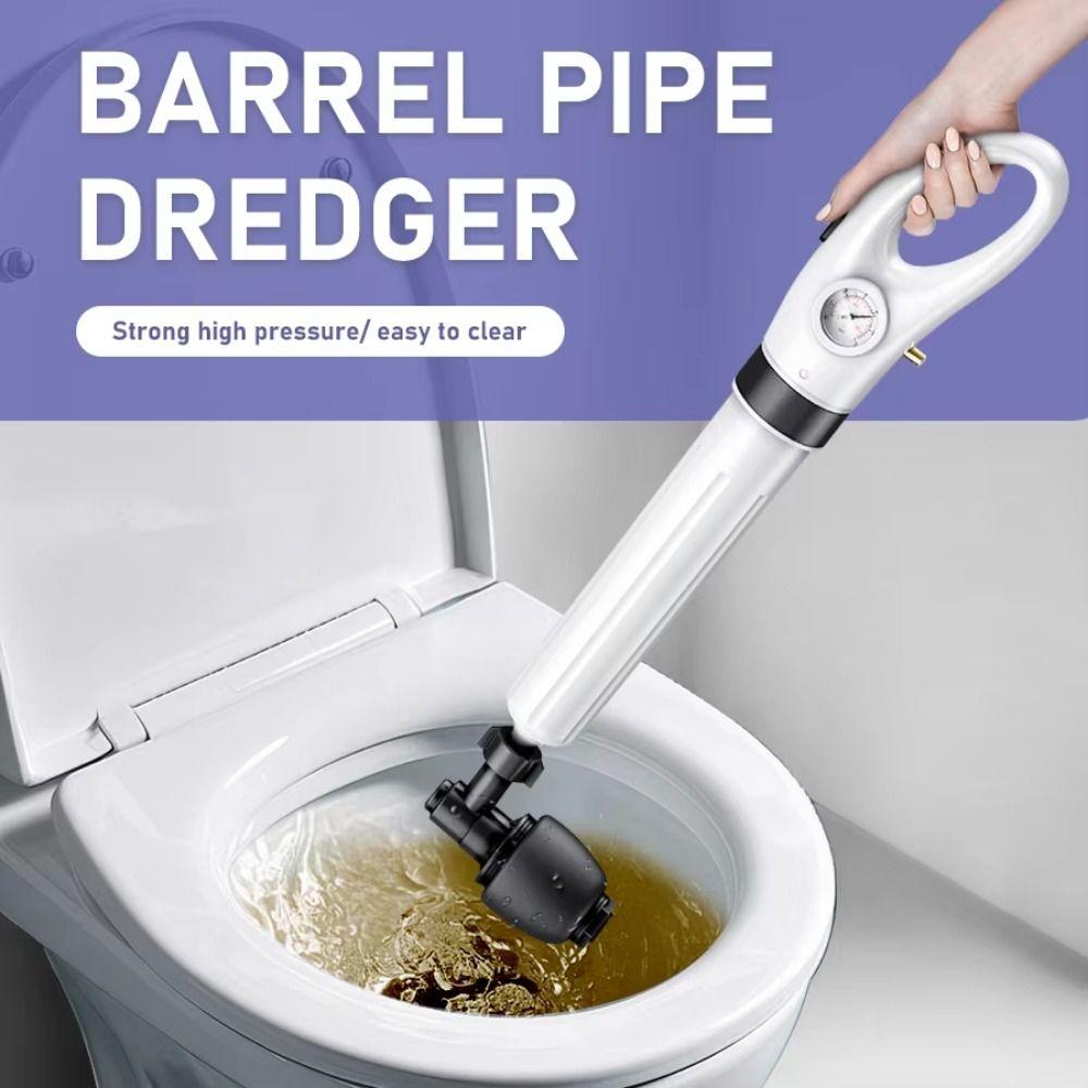 With Barometer Dredge Clog Remover High Pressure Sewer Dredging Device  Bathroom Accessories