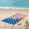Amerikanische Flagge Muster Strandtuch für Familie Sachen Freunde Geschenke Schnelltrocknend Sandfrei Für Bad Yoga Strand Camping Schwimmen GYM