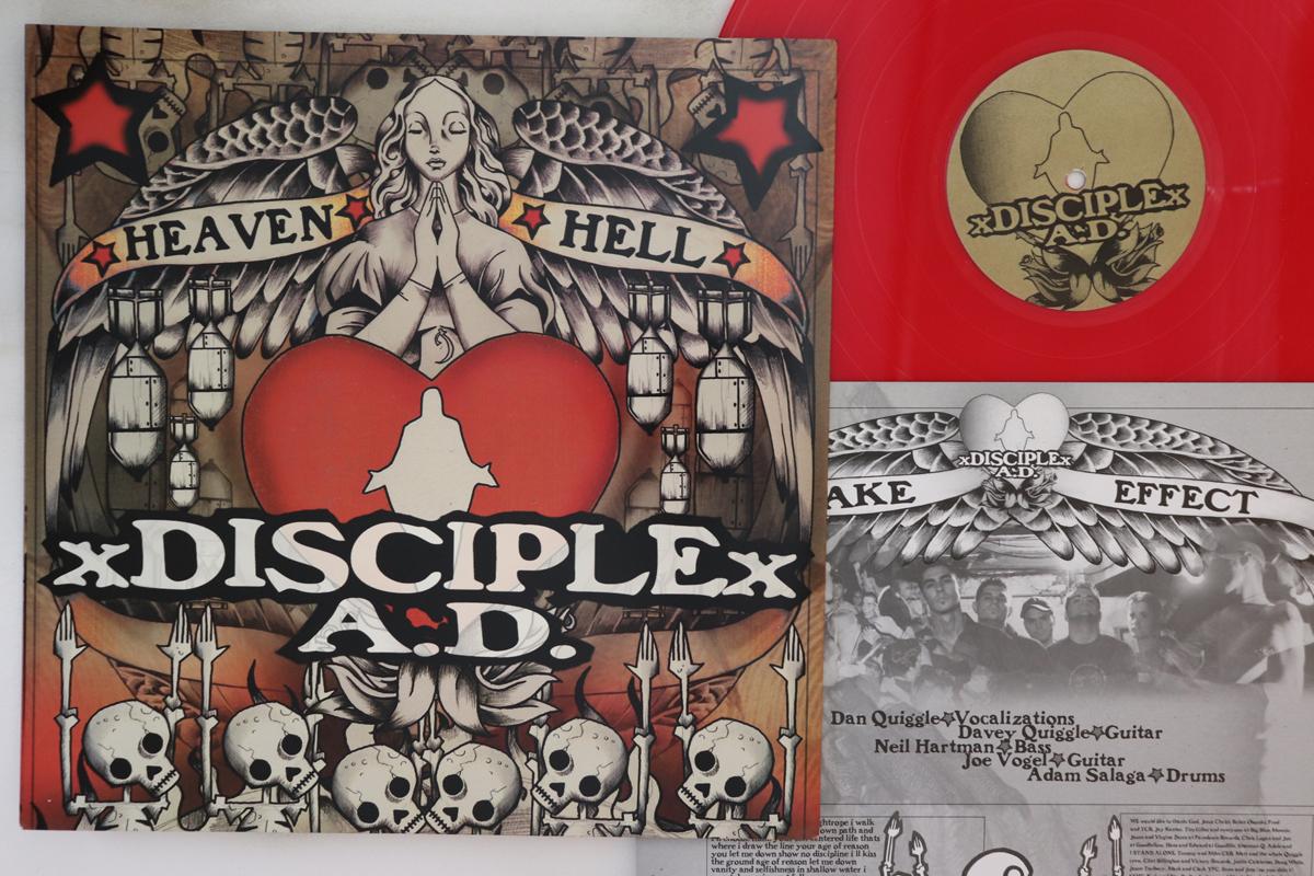 

LP Record XDISCIPLEX A.D. Heaven And Hell FR013 FACEDOWN 2001 US Rock Used
