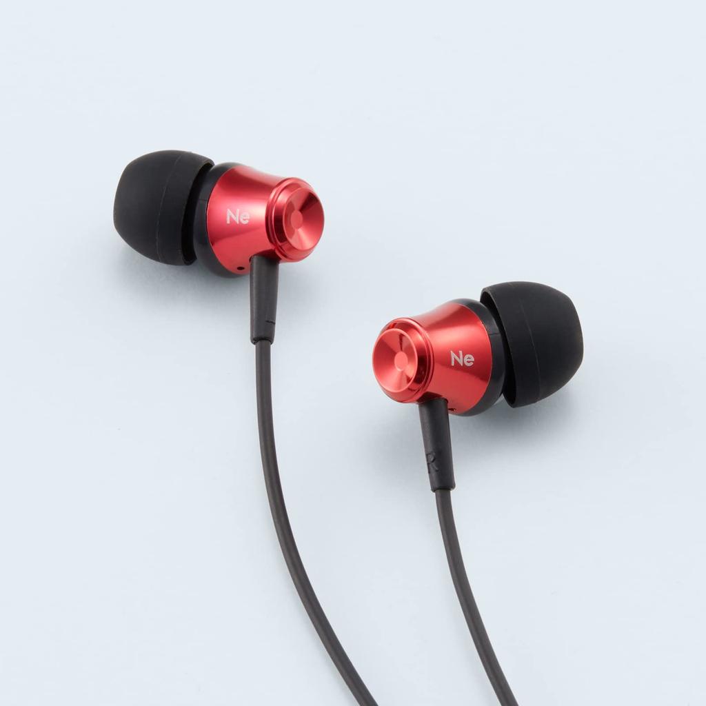 Radius Earphones with USB Remote and Microphone HP-NEL11C Type-C Earphones In-ear Type-C Connection, Control, (HP-NEL11CR, Red)