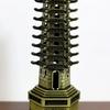 Hot Sale Practical 3D Model Chinese Wenchang Pagoda Tower Crafts Statue Souvenir Home Decoration Metal Handicraft