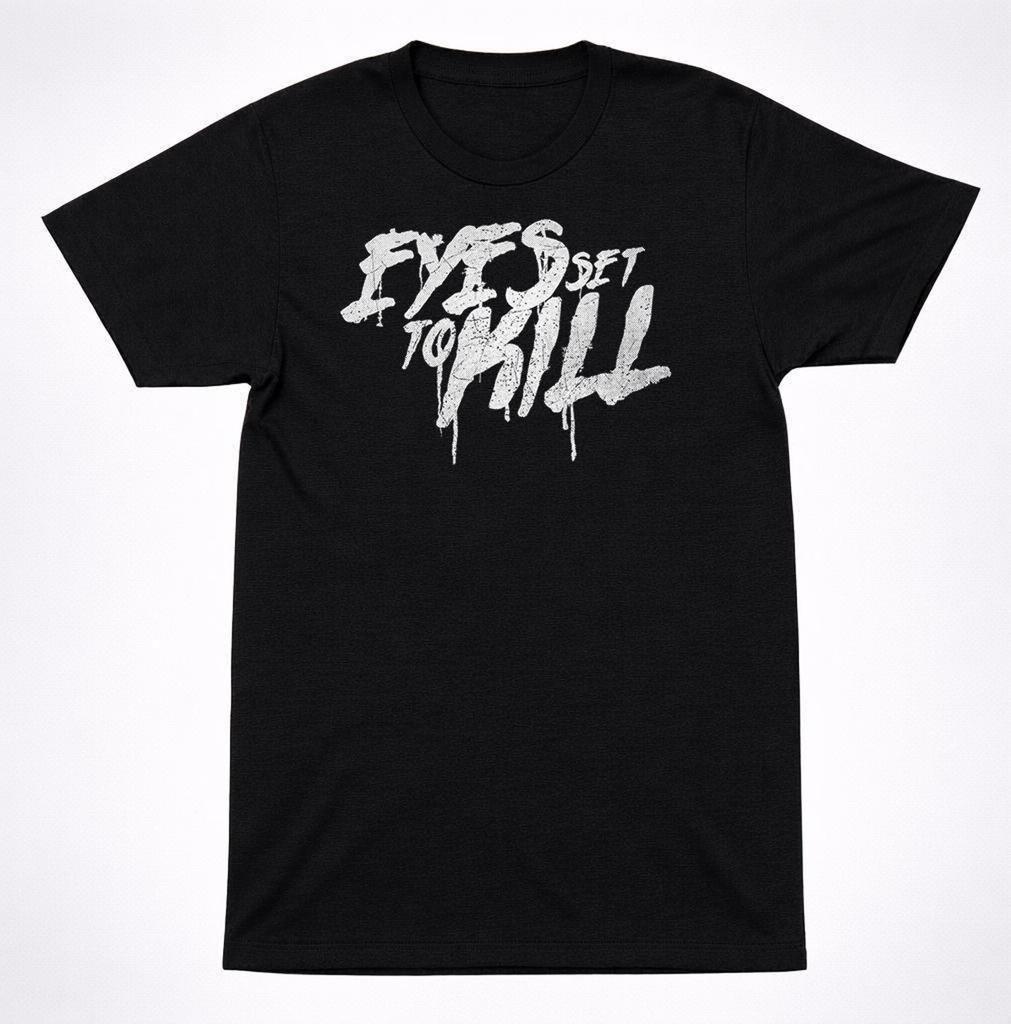 Eyes Set To Kill Drip Logo T Shirt: Metalcore Emo Band Tee, Dark Underground Style | Unisex Cotton, Comfortable Fit | XS-XXL