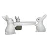 Rabbit Plate 3D Printed Easter Bunnies Cake Stand Serving Tray for Desserts Jewellery Wedding Crafts Decoration Gift
