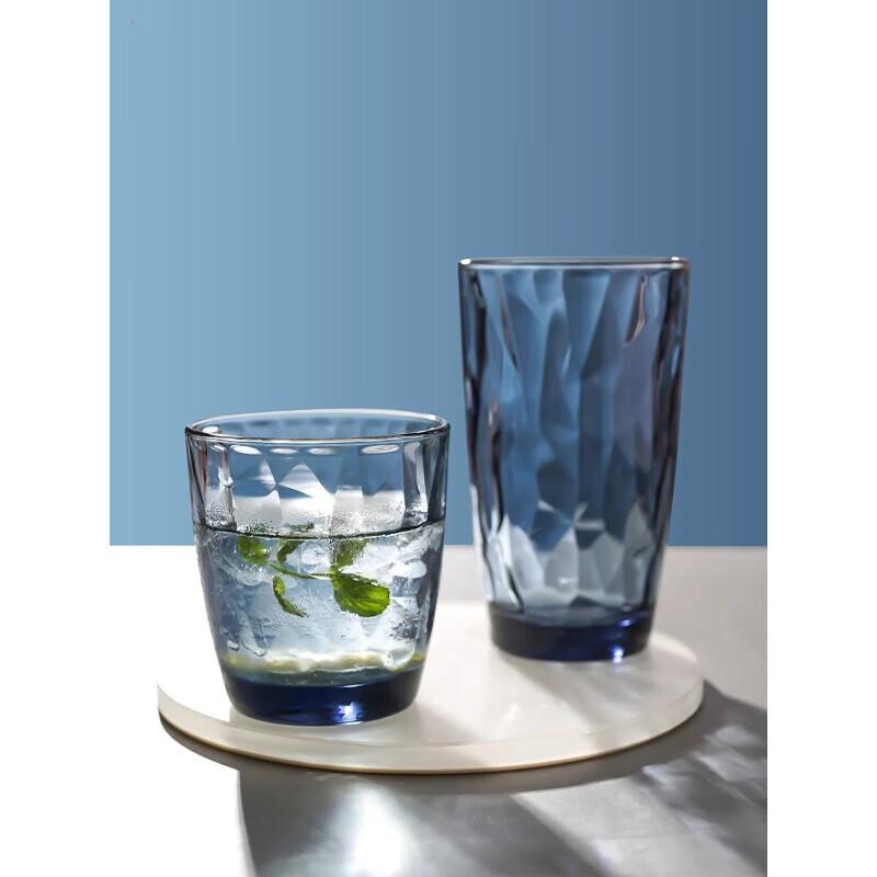 Heat-Resistant Diamond Glass Tumblers (Set of 2)
