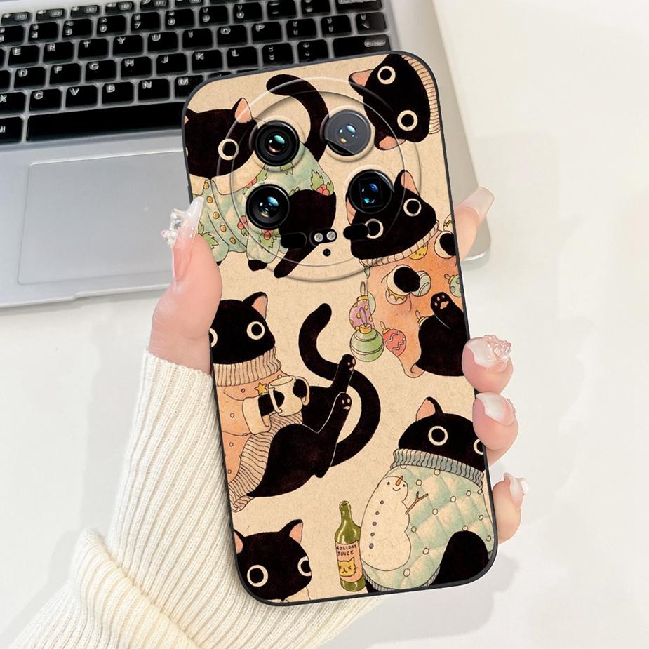 For Xiaomi 14 Ultra Case Mi 13 Ultra Unique Cartoon Cover Shockproof Phone Case For Xiaomi 13 Ultra Mi 13Ultra 14Ultra Soft Bags