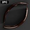 2pcs Carbon Fiber Car Steering Wheel Cover with Non-Slip Lining for Mercedes Benz AMG W212 W211 W213 W203 W205 W204 Accessories RW7