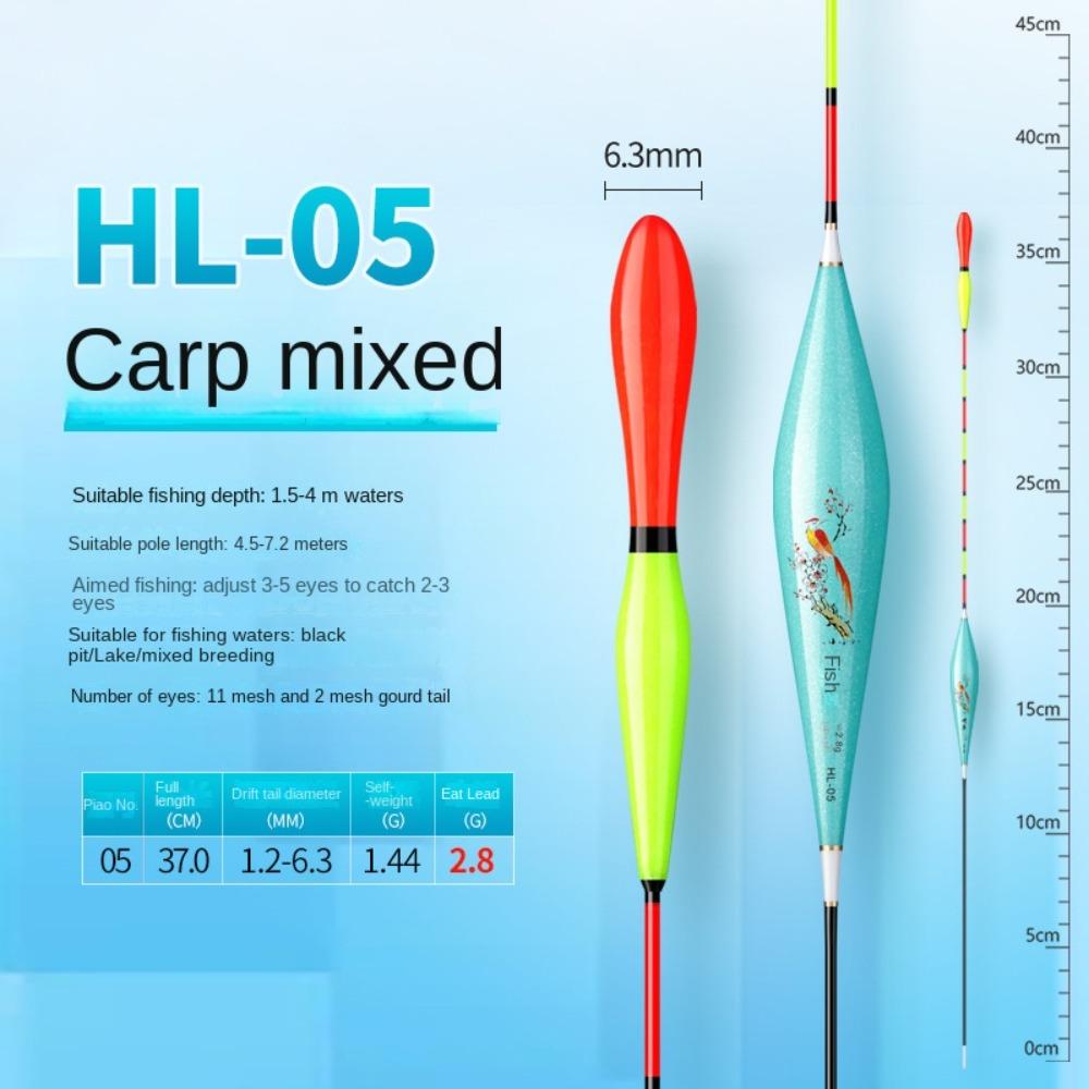 Slip Drift Tube Floats Bobbers Eye-catching Triangle Tail Fishing Floats  Fishing