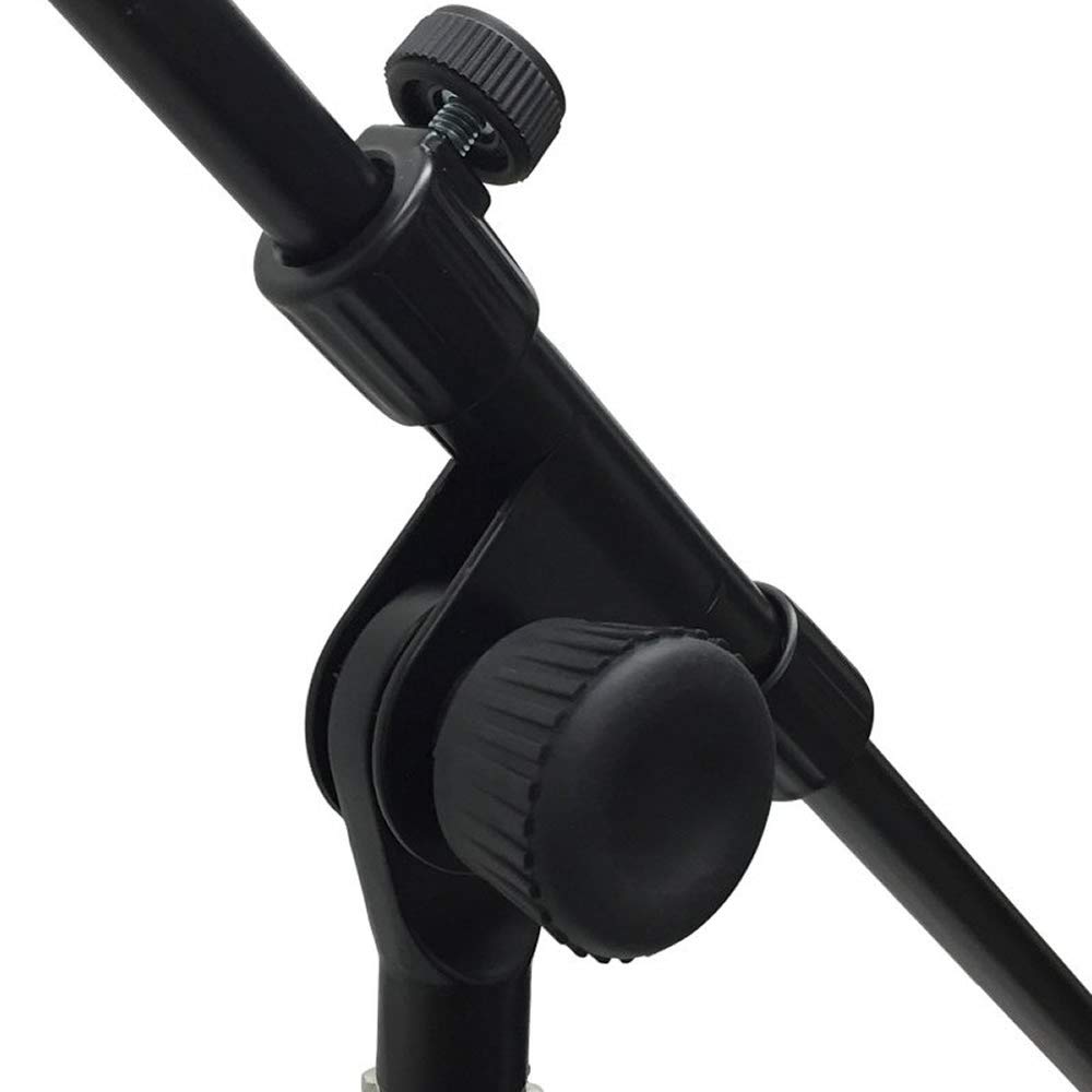 KC MBCS-02BK Boom & Straight Microphone Stands, Black, Set of 6