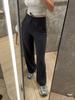 LULU Throwback Yoga Pants: High Waist, Hip-Lifting, Wide Leg, Casual Drawstring