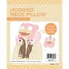 Pokemon Hooded Neck Pink Pokemon Trunk Travel Accessories Pillow, Slowpoke, Belt, One-Touch