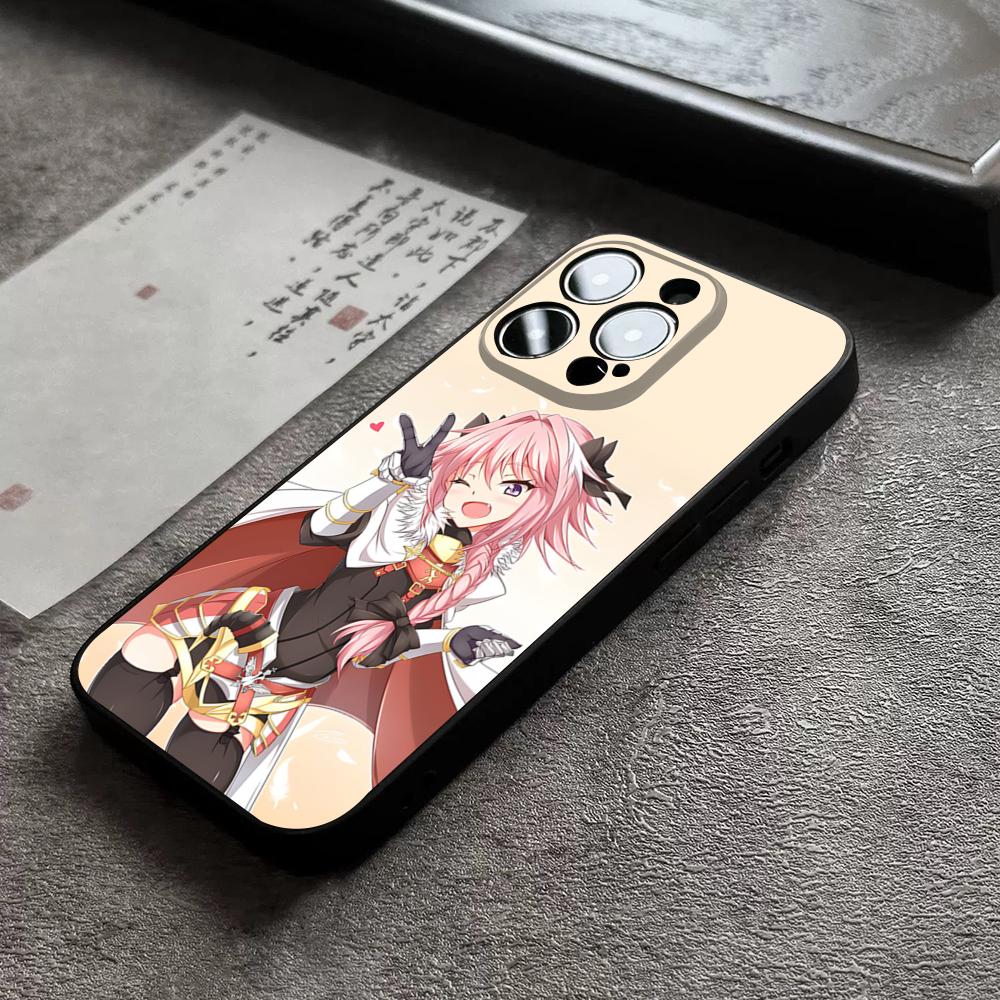 Fate Astolfo Vintage Phone Case For 17 Pro Max For Iphone 14 16 Pro Max 12 15 11 13 Pro Xr X Xs 8 7 Plus Back Cover