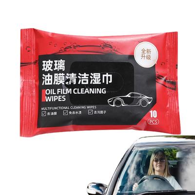 Toallitas para Quitar Película de Vidrio de Coche,Toallitas para Quitar Película de Vidrio,10 Piezas Vidrio de Coche