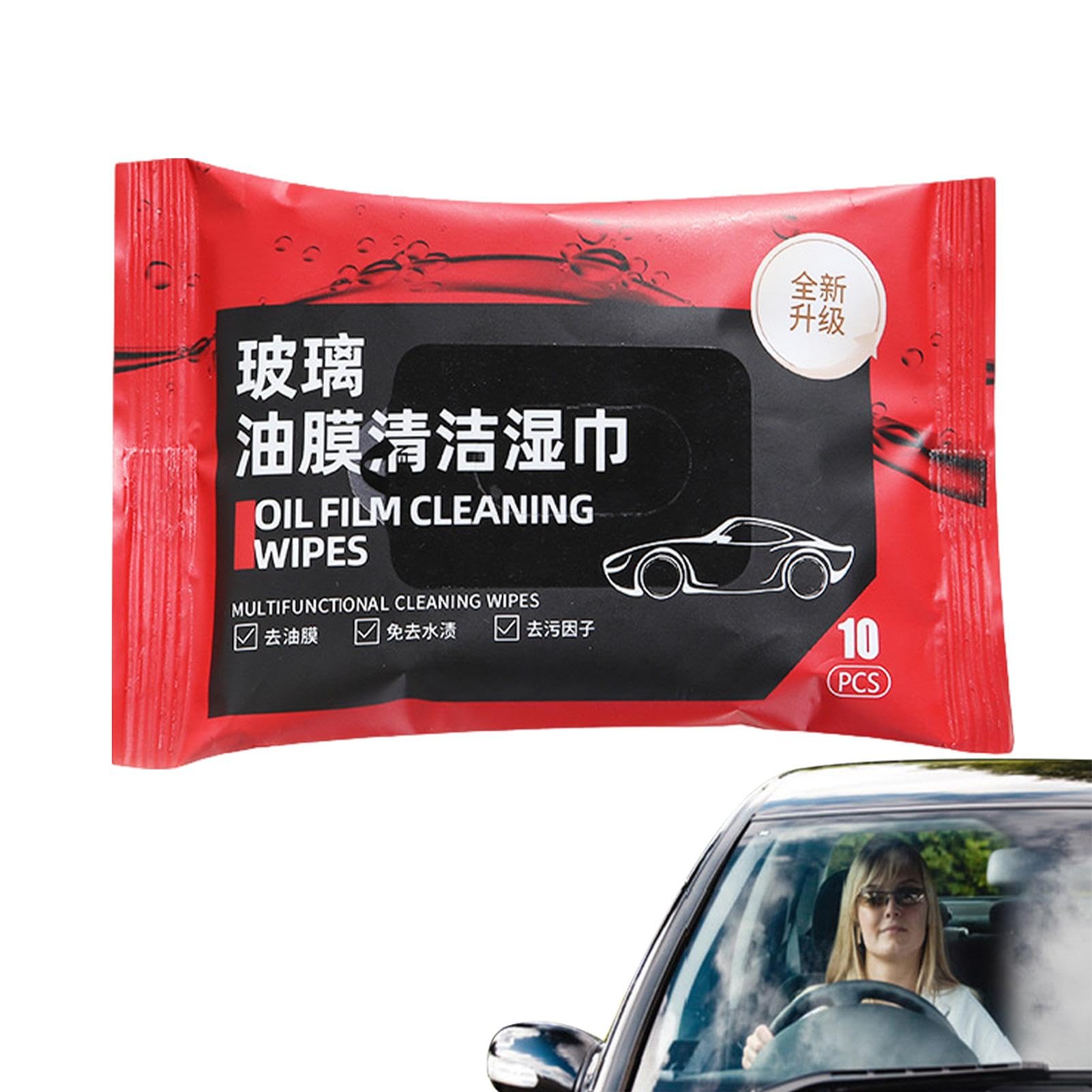 

Car Glass Film Removal Wipes 10 Pcs Cleaning Wipes Windshield Glass Wipes Please refer to the description