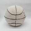 Fluffy basketball plysj utstoppet dekorasjon Supermyk slitesterk brodert basketball putepute barneleke