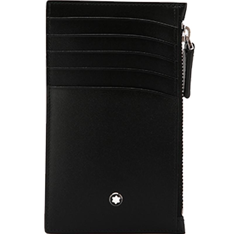 

Montblanc Meisterstück Men s Leather Zippered Card Holder One Size