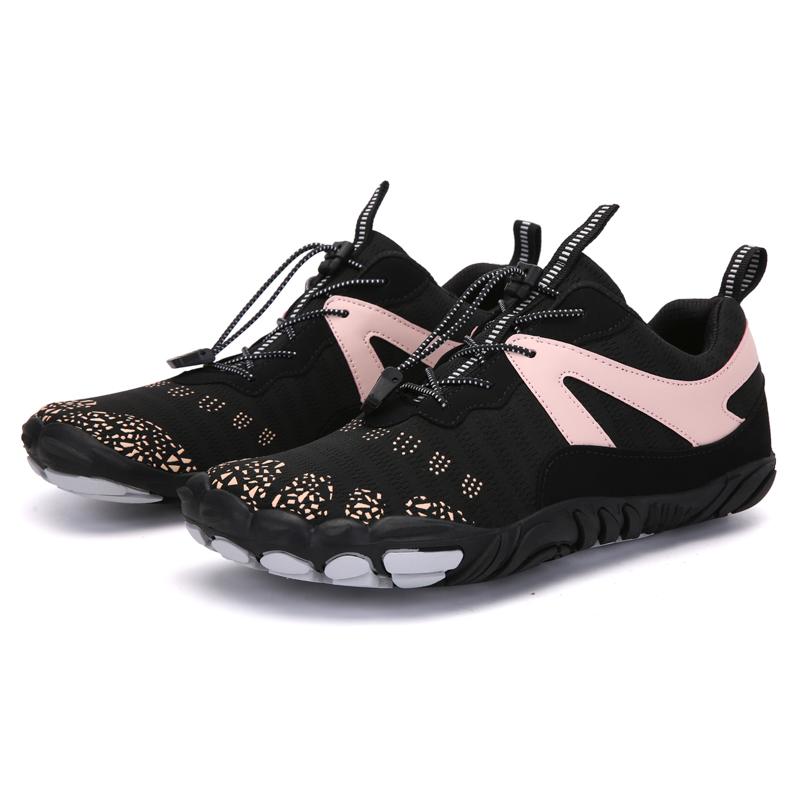 Women Men Aqua Shoes Barefoot Water Shoes Anti-Slip Quick-Drying Outdoor Beach Upstream Wading Swimming Shoe Sneakers Size 35-46