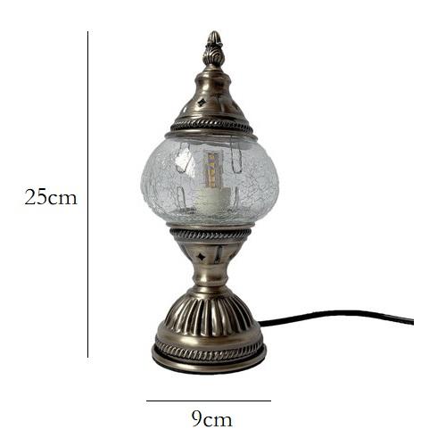 Lampada da Tavolo a Mosaico Turca Vintage Art Déco Fatta a Mano Lamparas De Mesa Vetro a Mosaico Romantica Luce da Letto Lamparas Con Mosaicos