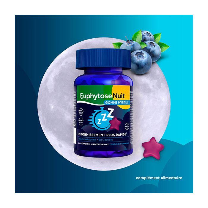 Food Supplements - Bayer Santé EuphytoseNight 30 Units (Taste : Blueberry)