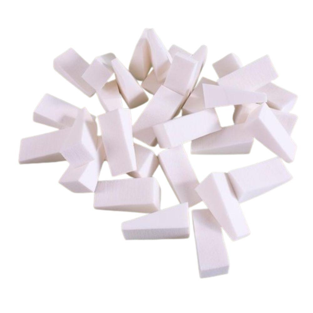 

50pcs Dry Wet Dual-use Cosmetic Puff T-shaped Powder Puff Makeup Sponge Beginner павлин голубой