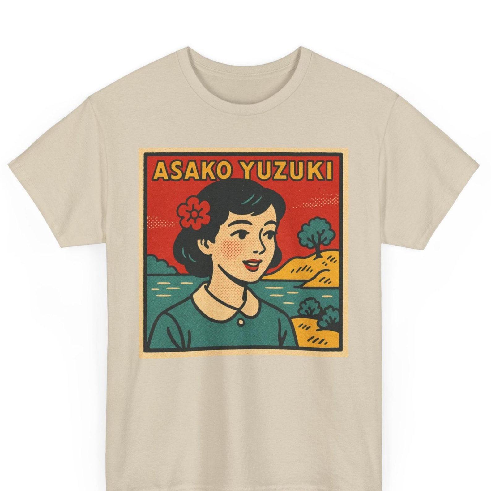 Asako Yuzuki T-Shirt: Retro Japanese Literary Pop Art Unisex Tee 3XL