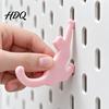 Keychain Display Rack Pegboard Cat Hooks 3D Printed Cute Kitty Easy Install Pegs Decorative Hangers for Craft Room Home Office Desktop Accessory