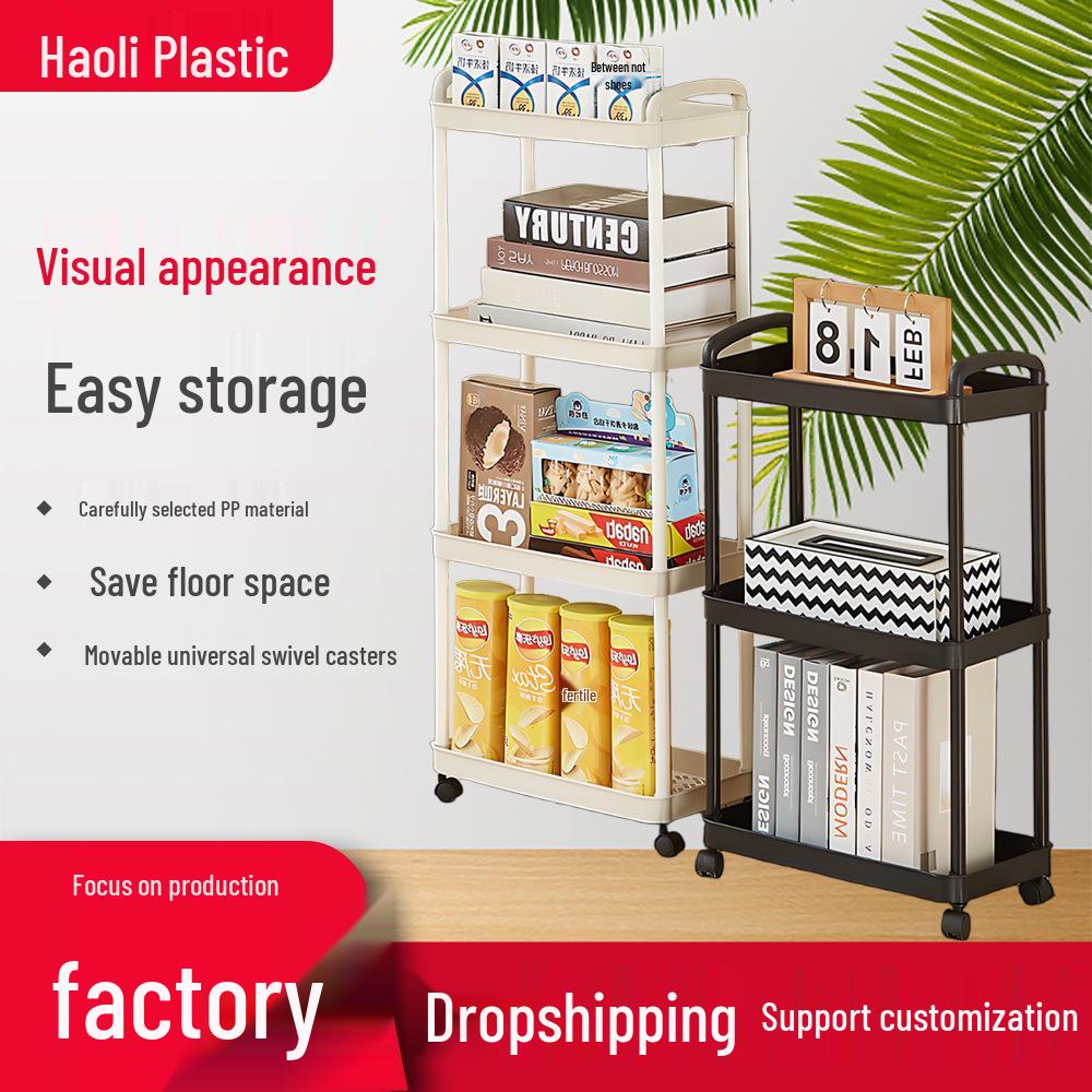 Compact Multi-Purpose Storage Rack for Kitchen & Bathroom Essentials