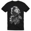 Abbigliamento streetwear anime pesante Nuova Divertente Bandana Gangster Tatuaggio Sexy Estiva Cotone Manica Corta Girocollo Maglietta da Uomo Nuova